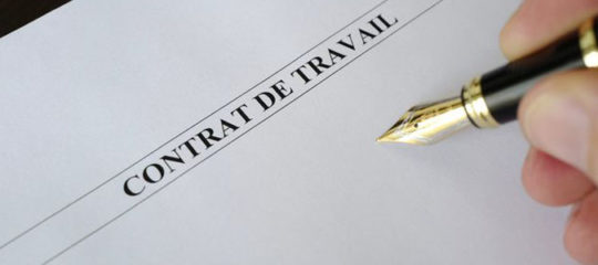 contrat d'embauche